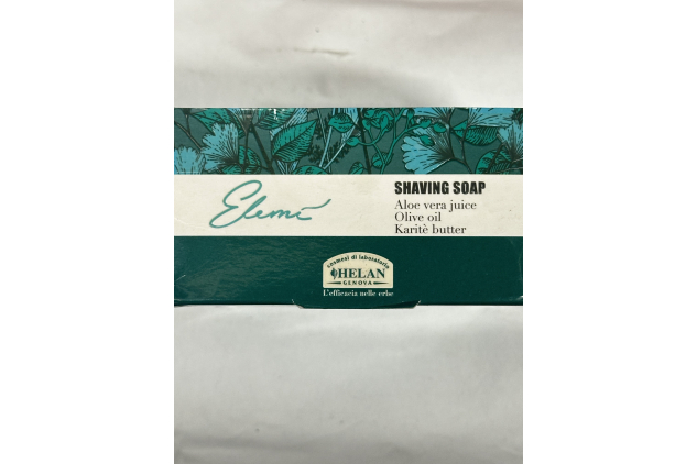 Elemi Aloe Vera Olive Oil Shaving Soap 75g