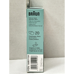 Braun Manual Nasal Aspirator 1 Replacement Filters 20 Pack Hygienic Disposable