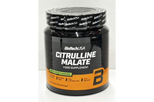 Citrulline Malate Green Apple 300g Sugar Free Gluten Free