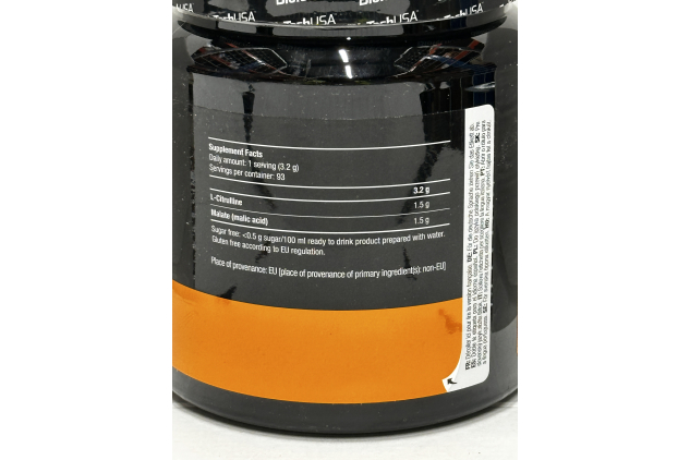 Citrulline Malate Green Apple 300g Sugar Free Gluten Free