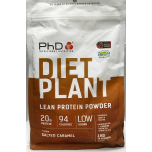 PhD Diet Plant Salted Caramel Vegan Protein Powder 1kg 38 Servings