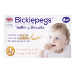 Bickiepegs Teething Biscuits 6 - 36 Months 9 Biscuits, Natural Teething Remedies for Teething Relief
