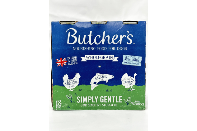 Butchers Simply Gentle Dog Food Cans 18 x 390g Wholegrain Variety Pack