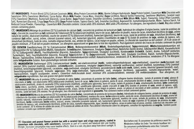 PhD Smart Bar Choc Peanut Butter 24 x 64g High Protein Low Sugar