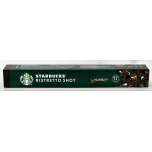 Starbucks Ristretto Shot by Nespresso 100 Capsules Dark Roast Intensity 11