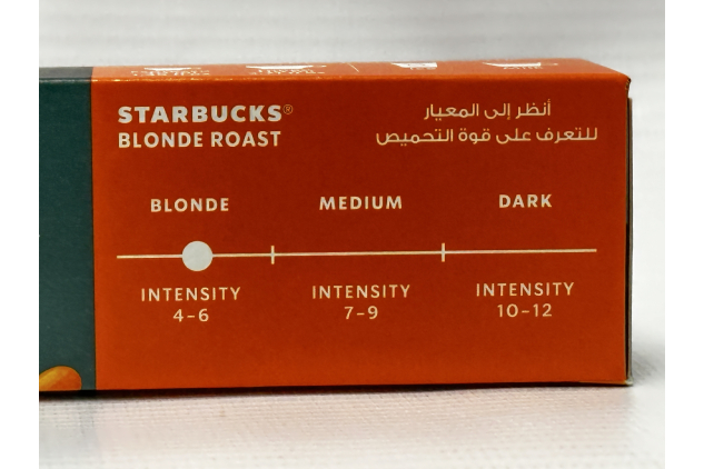 Starbucks Smooth Caramel by Nespresso 100 Capsules Blonde Roast Intensity 5