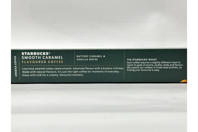 Starbucks Smooth Caramel by Nespresso 100 Capsules Blonde Roast Intensity 5