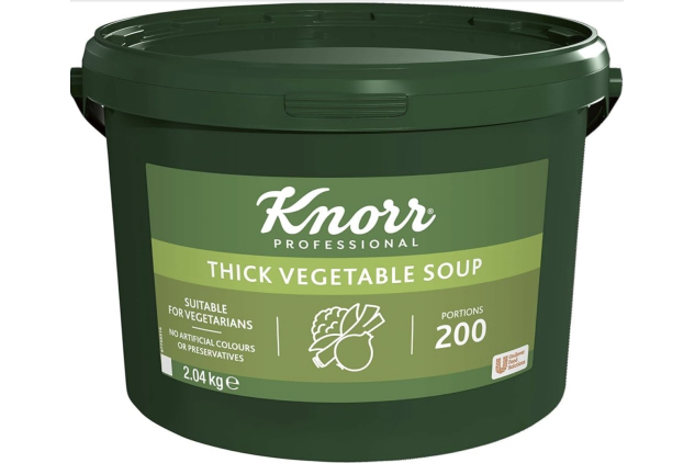 Knorr Professional Thick Vegetable Soup 2.04kg 200 Portions Makes 34 Litres
