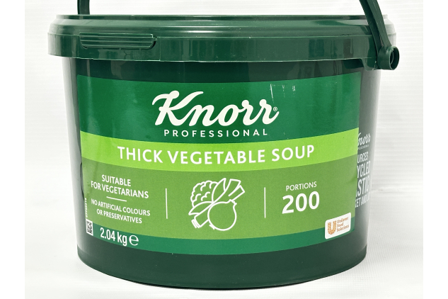 Knorr Professional Thick Vegetable Soup 2.04kg 200 Portions Makes 34 Litres