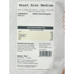 Wheat Bran 1kg Medium Grade High Fibre Baking Ingredient Cereals & Smootie