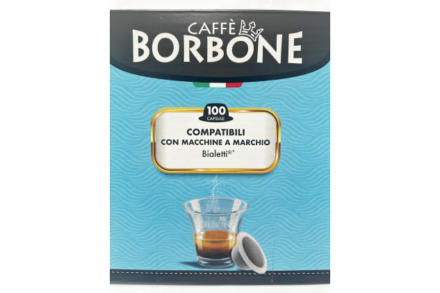Decaffeinated Coffee Capsules for BIALETTI Machines 100 Pods