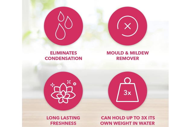 Fabulosa Moisture Absorber Fresh Linen 6 x 270g Interior Dehumidifier