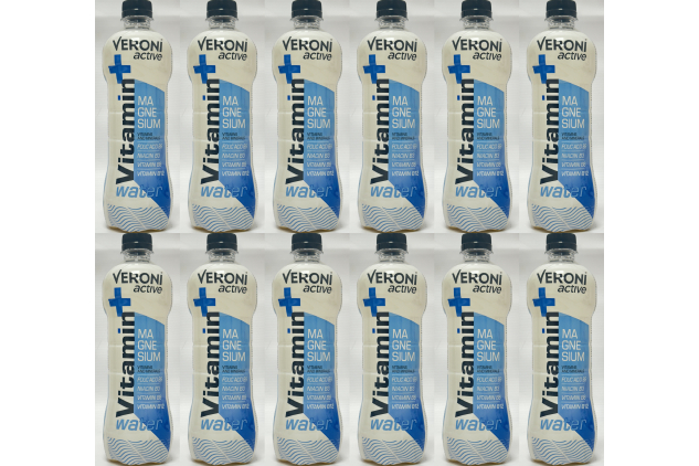 Veroni Active Vitamin Water Magnesium 12 x 555ml Bottles