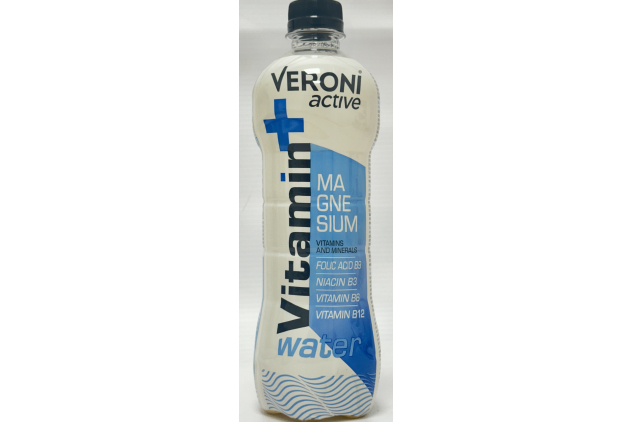 Veroni Active Vitamin Water Magnesium 12 x 555ml Bottles
