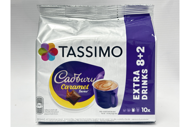 Tassimo Cadbury Caramel Hot Chocolate Pods 160g 10 Servings