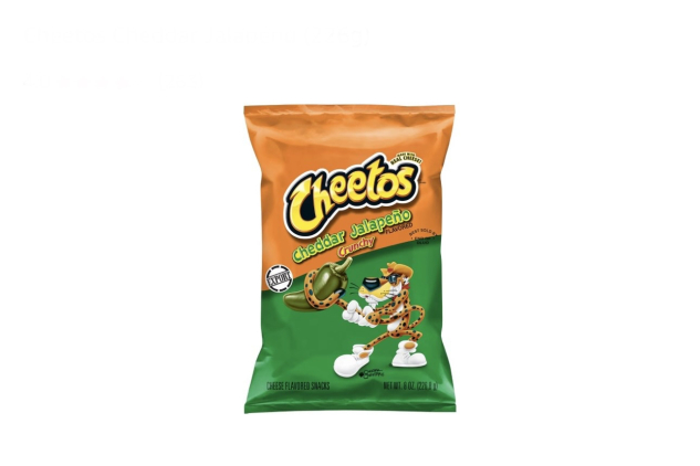 Cheetos Cheddar Jalapeno 226g