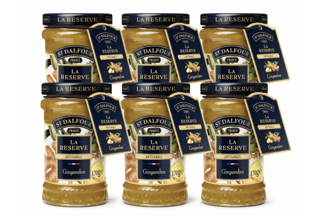 St. Dalfour La Reserve Ginger Fruit Spread 6 X 170g Jar
