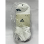 adidas Thin Linear Low-Cut Socks 3 Pairs White Black Size M