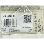 adidas Thin Linear Low-Cut Socks 3 Pairs White Black Size M