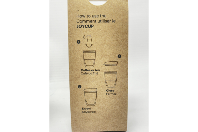Bodum Joycup Travel Mug 0.25L Off White Double Wall Reusable Cup