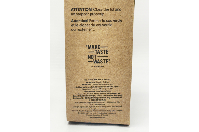 Bodum Joycup Travel Mug 0.25L Off White Double Wall Reusable Cup