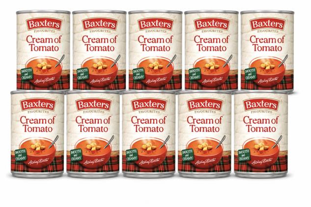 Baxters Favourites Cream of Tomato Soup 10 X 400g