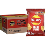 Walkers Ready Salted Crisps 32.5g | 32 Pack