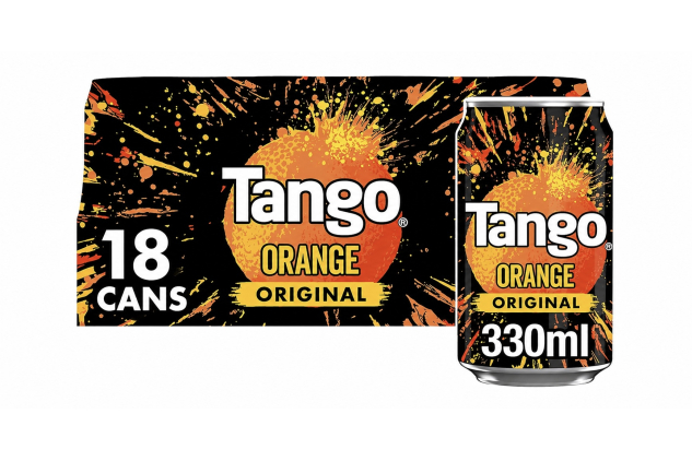 Tango Orange Soft Drink - 330 ml (Pack of 18)