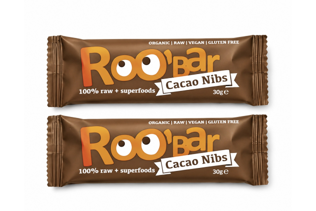Roobar Organic Cacao Nibs 2 X 30g Bars