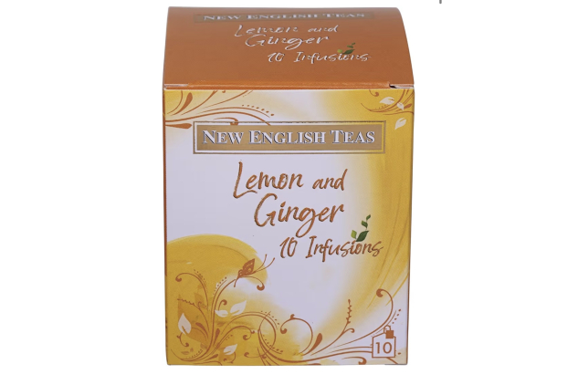 New English Teas English Garden Lemon and Ginger Tea 10 Teabags 15g