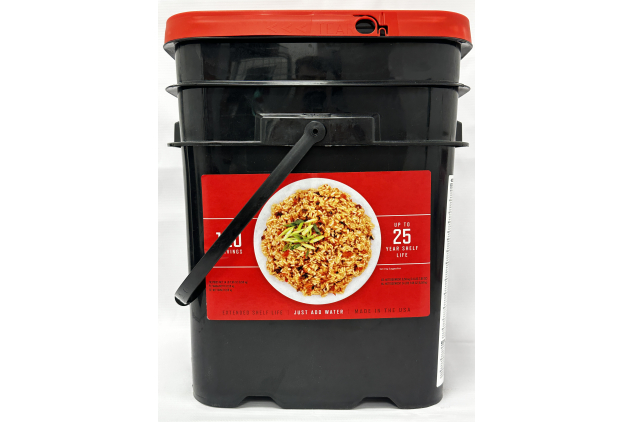 ReadyWise Emergency Food Bucket 120 Servings Freeze Dried Lunch & Dinner Meals 6.58kg