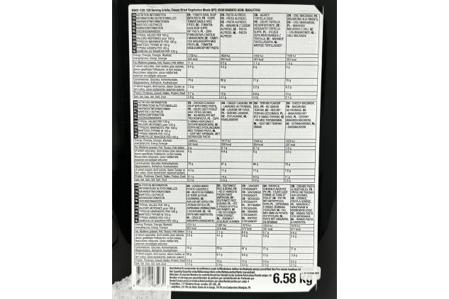 ReadyWise Emergency Food Bucket 120 Servings Freeze Dried Lunch & Dinner Meals 6.58kg