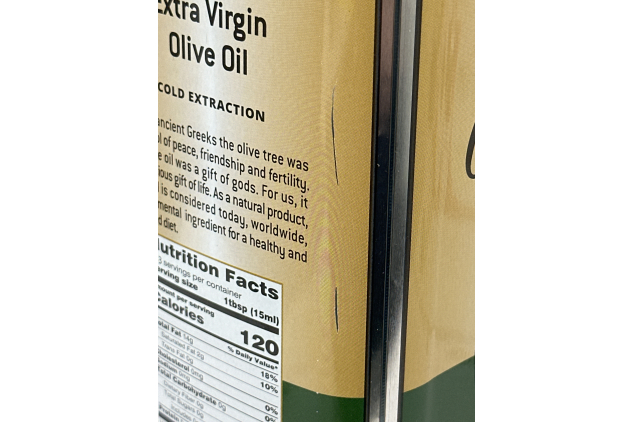 Theoni Extra Virgin Olive Oil 5 Litre Cold Extracted Greek Olive Oil Tin | DENTED PACKAGING