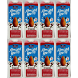 Blue Diamond Almond Breeze Unsweetened Almond Drink 8 x 1L