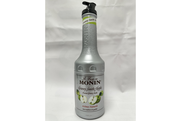 MONIN Granny Smith Apple Fruit Mix Puree 1L Cocktail Smoothie & Frappe Mixer