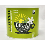 Clipper Organic Decaf Instant Coffee | Fairtrade Medium Roast Arabica | 500g Tin | DENTED TIN