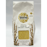 Biona Organic Fonio Ancient Grain 350g Rice Alternative for Salads, Stews & Porridge