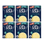Batchelors Cup a Soup 4 Sachets Thai Chicken & Lemongrass Instant Soup (Total 6 Boxes = 24 Sachets