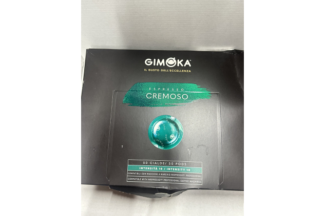 Gimoka Coffee pods Nespresso Professional Capsules Compatible for Zenius Gemini Cremoso flavour 50 Coffee Pads imperfect packaging