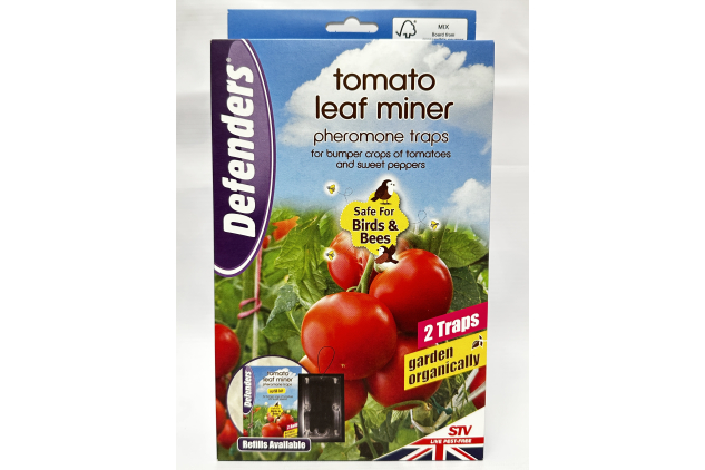 Defenders Tomato Leaf Miner Pheromone Traps Twinpack Refillable Reusable Garden Traps