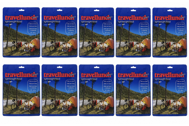Travellunch Light Weight Food Chilli Con Carne 10 X 125g Pouches