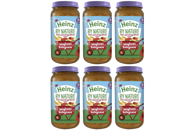 Heinz By Nature 7+ Months Spaghetti Bolognese, 6 x 200g