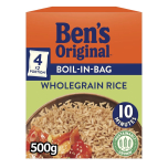 Ben's Original Boil In Bag Wholegrain Rice 500g