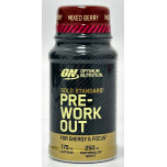 Optimum Nutrition Gold Standard Pre-Workout Energy Shot Mixed Berry 12 x 60ml