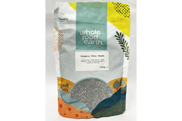 Organic Chia Seeds 250g for Overnight Oats, Smoothies & Chia Pudding