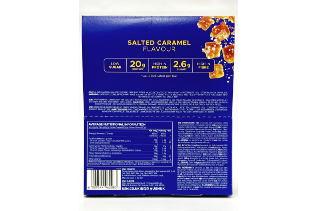 USN Crunch Protein Bar Salted Caramel 12 x 60g