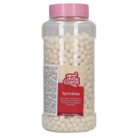 FunCakes Mimosa White: Sugar Sprinkles for Decorating Cakes, Cupcakes and More - Edible Decoration for Wedding, Birthday, Baby Shower and Gender Reveal - 500 g