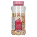 FunCakes Soft Pearls Medium Pastel Mix: Cake Sprinkles, Great Taste, Perfect for Cake Decorating, Edible Soft Sugar Pearls 500g