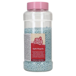 FunCakes Soft Pearls Medium Light Blue Cake Sprinkles, Great Taste, Perfect for Cake Decorating, Edible Soft Sugar Pearls 500g