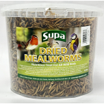 Supa Dried Mealworms for Wild Birds 3 Litre Bucket Protein Rich Bird Treat